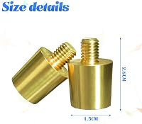 CGEAMDY 2db Autó Akkumulátor Saru Adapter Pozitív Negatív Sárgaréz 2