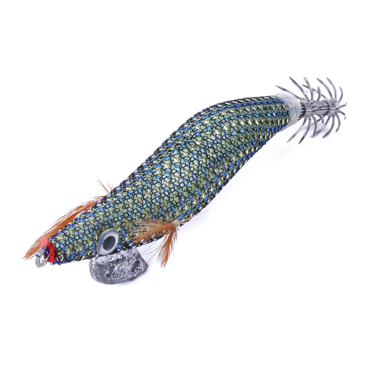 HANABASS Leurre de Pêche Phosphorescent Lot de 10 pour Calamar
