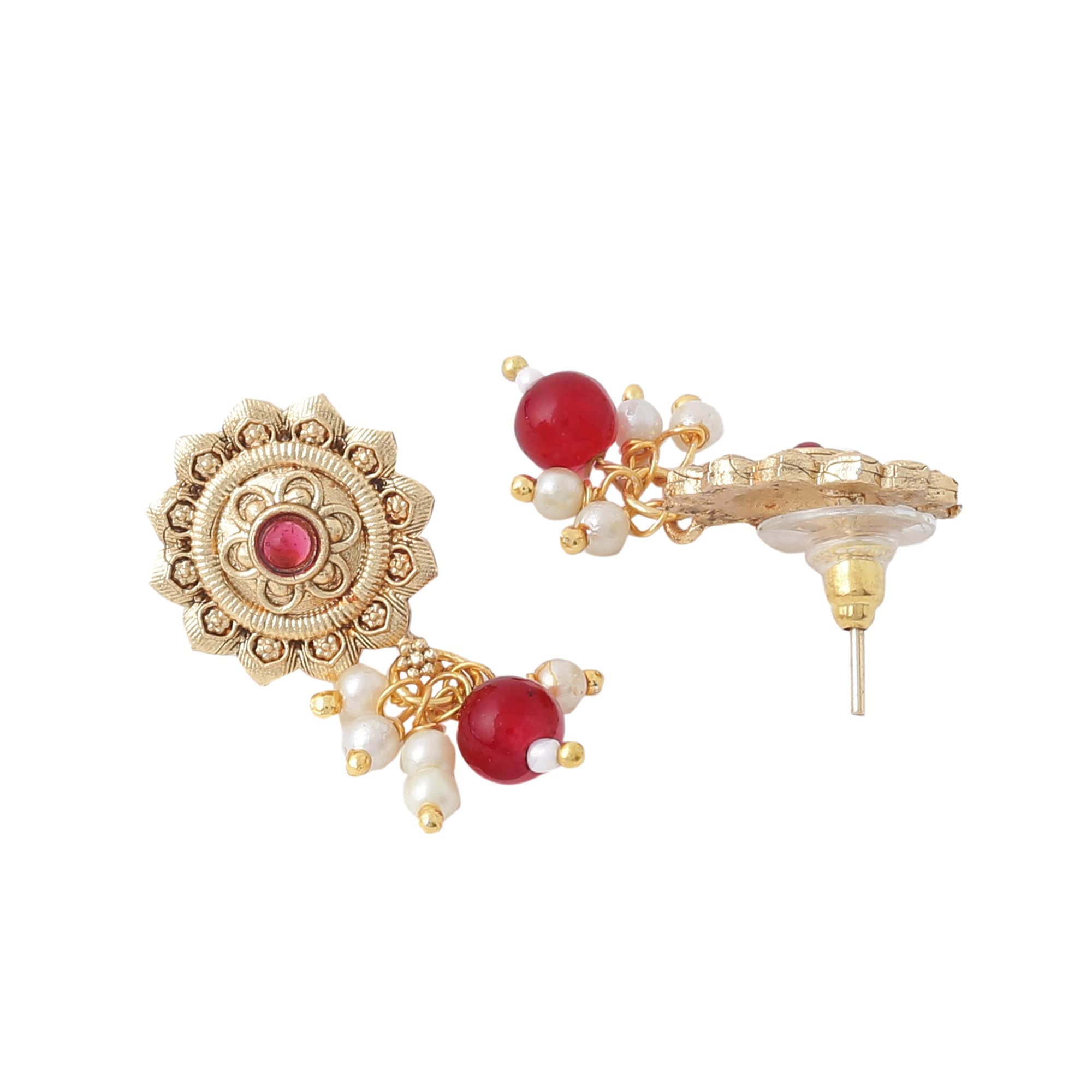 Beaded Plated Necklace Set for Women