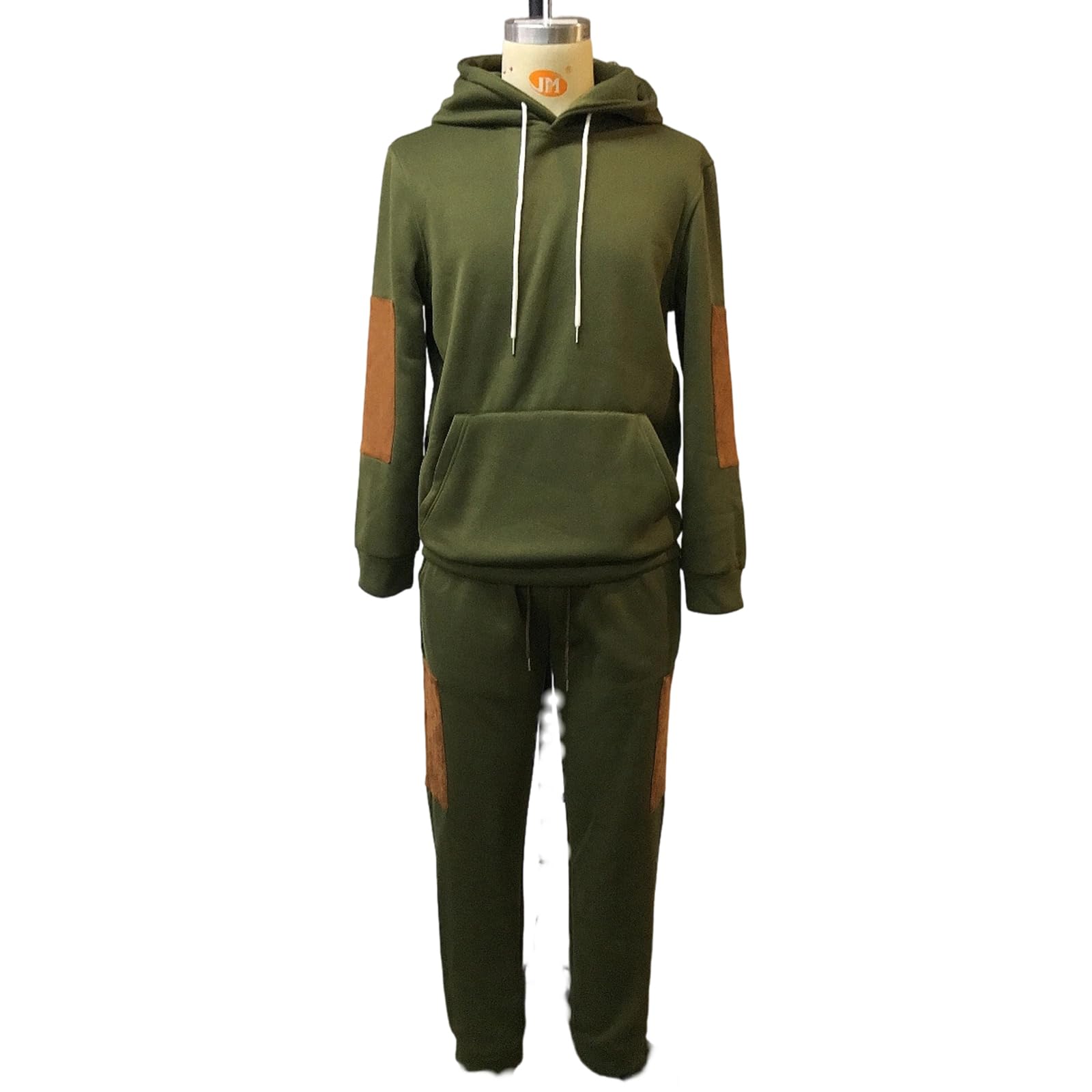 Generisch Jogginganzug Herren Trainingsanzug Freizeitanzug 2-Teilig Sets | Langarm Sweatshirts mit Taschen und Sporthose,Loose Fit,Zweiteiler Trainingsanzug,für Freizeit,Urlaub und Alltag