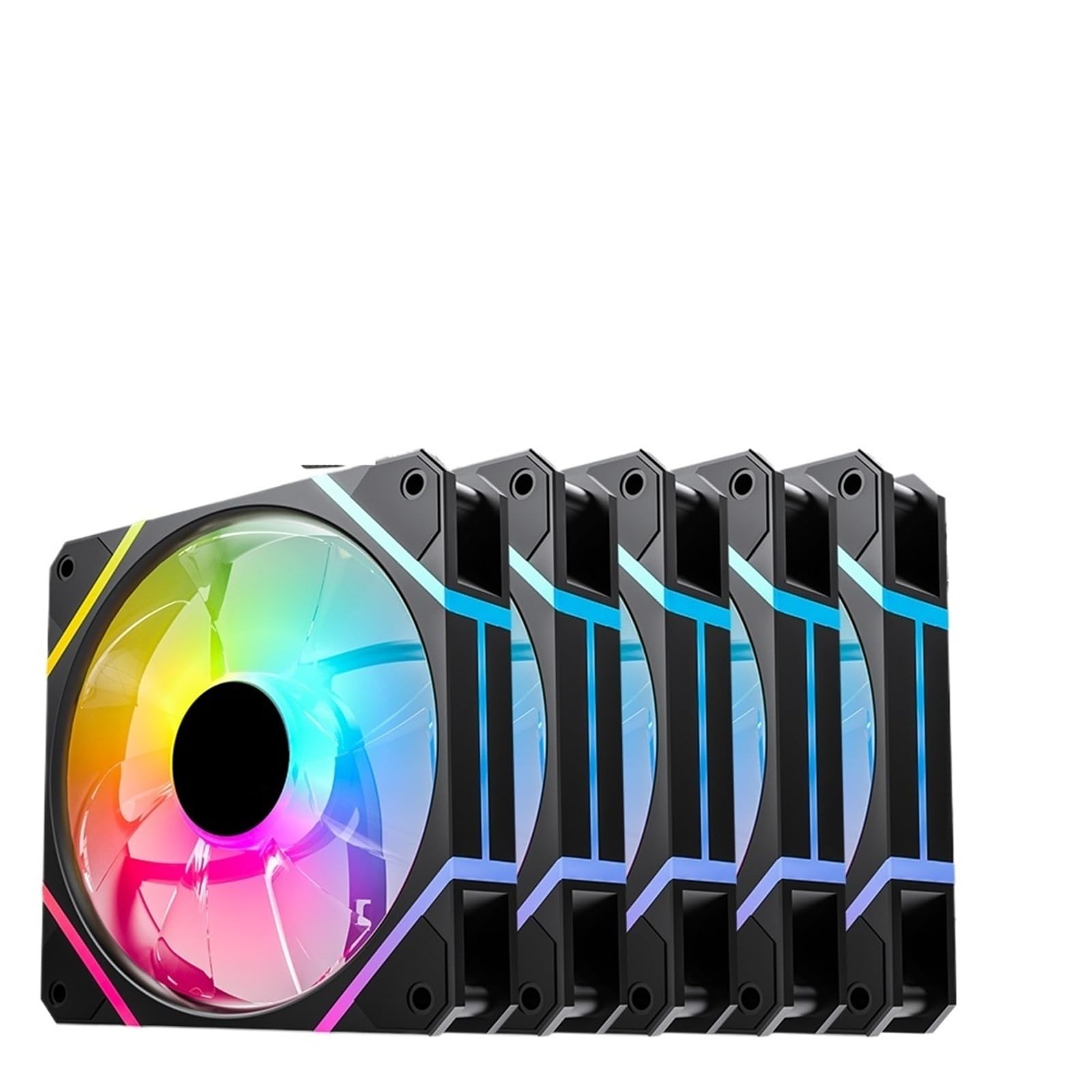 AM12 RGB Ventoinha PC Controladora 120mm Computer Case Fan Kit 6pin raffreddamento ad acqua CPU Ventole di Raffreddamento Argb 12cm Ventilador