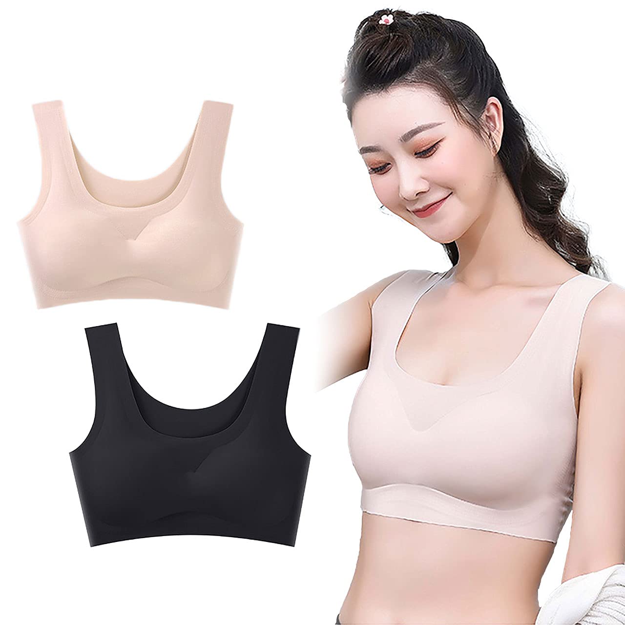 Amazon | [Grande Visage] ナイトブラ 2枚 セット ノンワイヤー