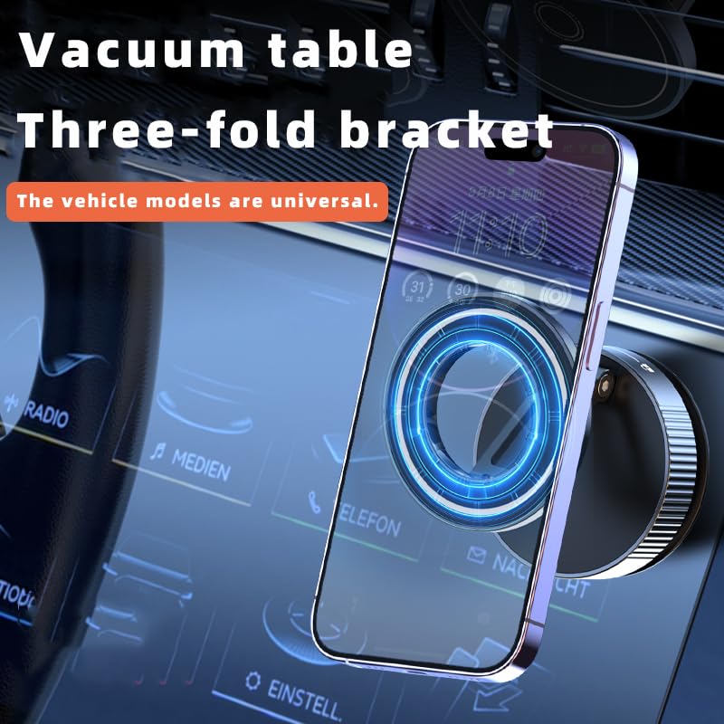 Magnet Handyhalterung Mit Vakuum - Universal Für Auto & Zuhause