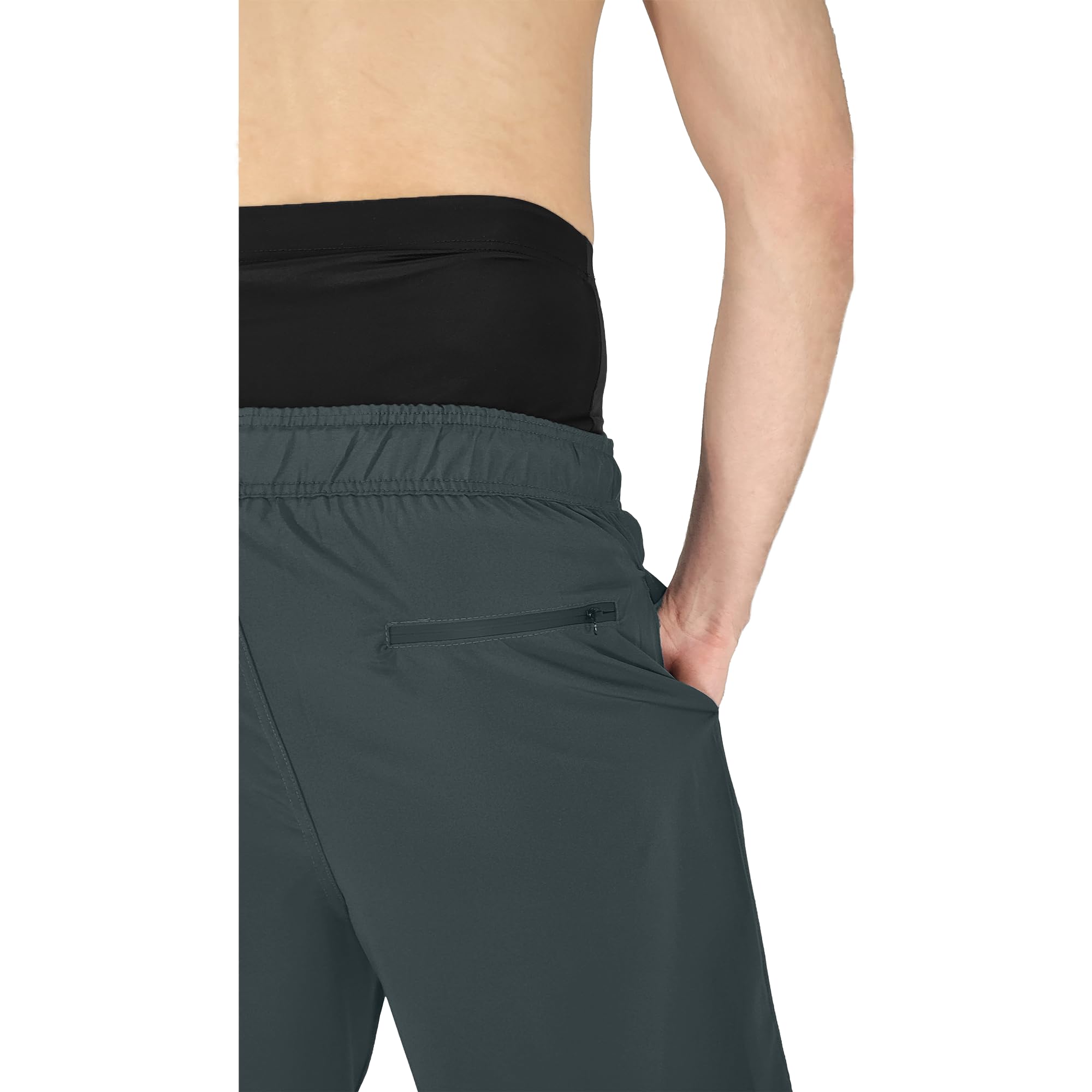 Modesty Awrah - Bañador largo para hombre, secado rápido, protección UV, para playa, piscina, public islámico