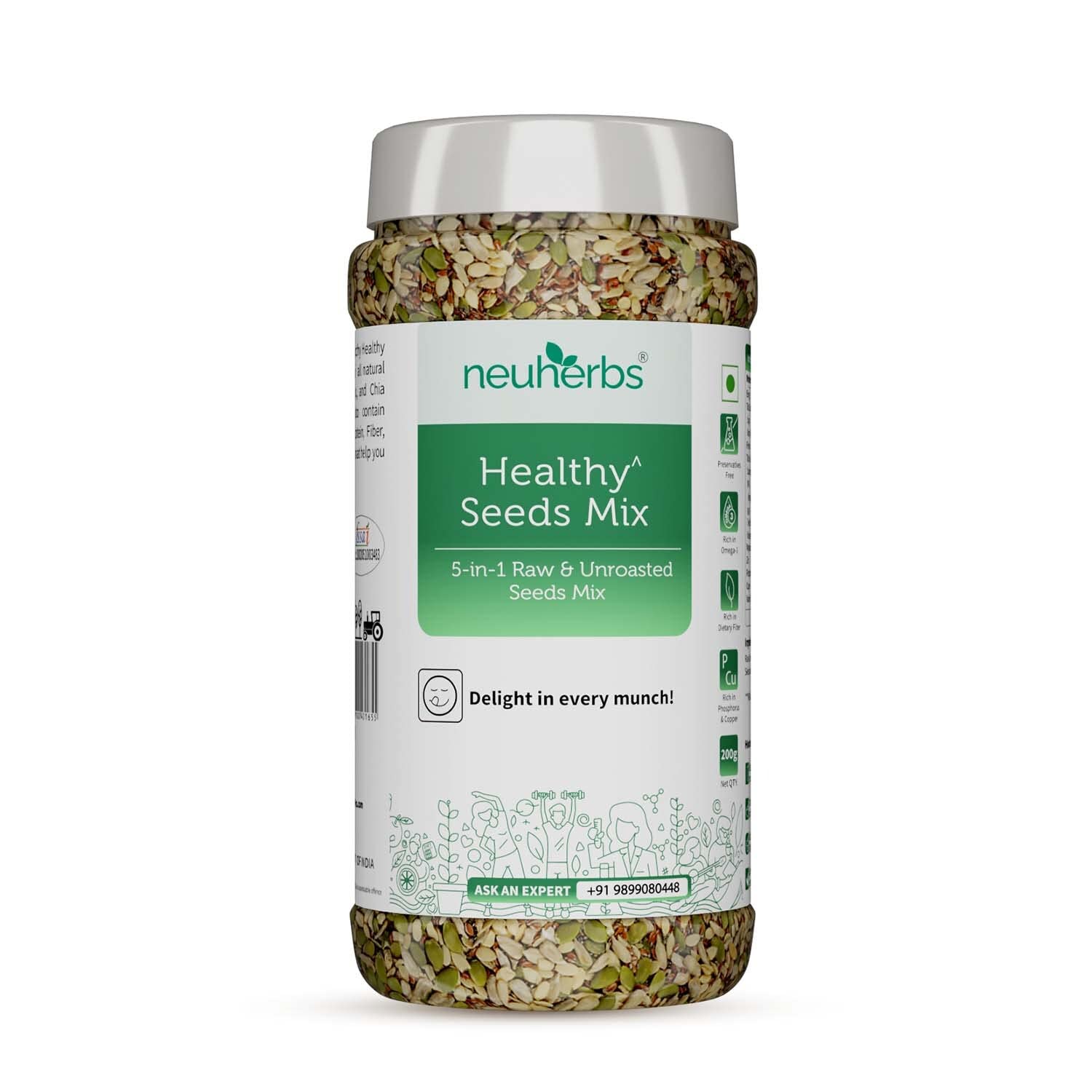 Neuherbs 5 in 1 Healthy seeds mix for weight management, Pumpkin