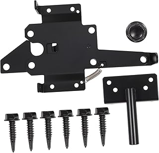 OSALADI Fence Door Hinge Hidden Door Kit Metal Fence Gate Outdoor Gate Lock Gate Handle Garden Gate Vinyl Fence Gate Handles for Wooden Fences Outdoor Fence Gate Latch Double Gate Latch