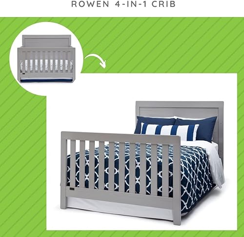 Miniatura 4 de Full Size Conversion Kit Bed Rails for Rowen Crib by Simmons Kids & Delta Children - #0050 (Grey - 026)