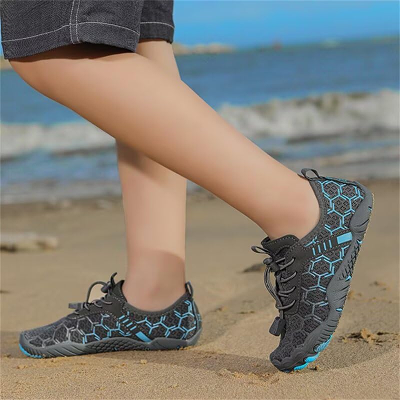 Kids Boy Girl Lightweight Breathable Water Shoes for Swimming Upstream Beach Sport4