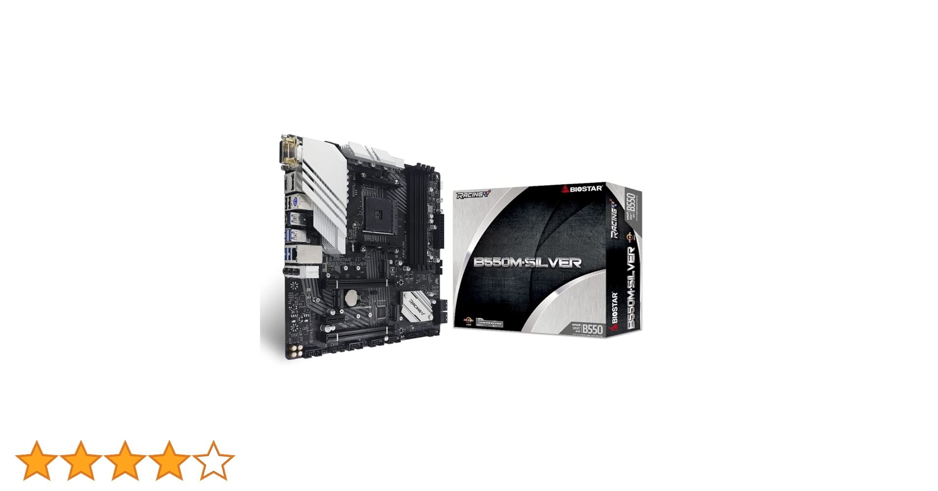 BIOSTAR製　MicroATXマザボ　B550M-SILVER　SocketAM4 BIOSTAR B550M-SILVER OVERVIEW