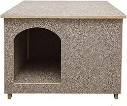 Casinha Cachorro de Madeira Ecológica Casa Edícula Pet Cães e Gatos Porte Pequeno Médio,criado mudo,mesinha de cabeceira(N°1)