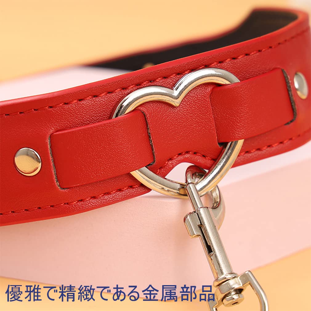 Amazon.co.jp: Orirya smグッズ 首輪 人間 sm リード付き かわいい