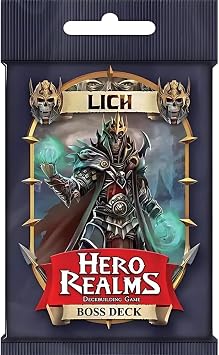 Wise Wizard Games Hero Realms Bundle: Dragon and Lich Boss Decks