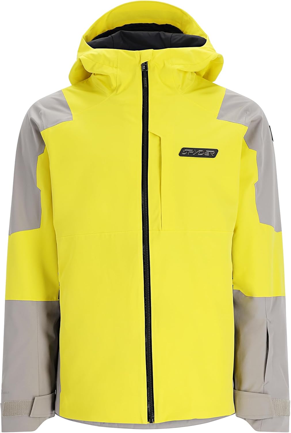 Spyder Taos Shell Ski Jacket (Men's), Acid Yellow, X-Large