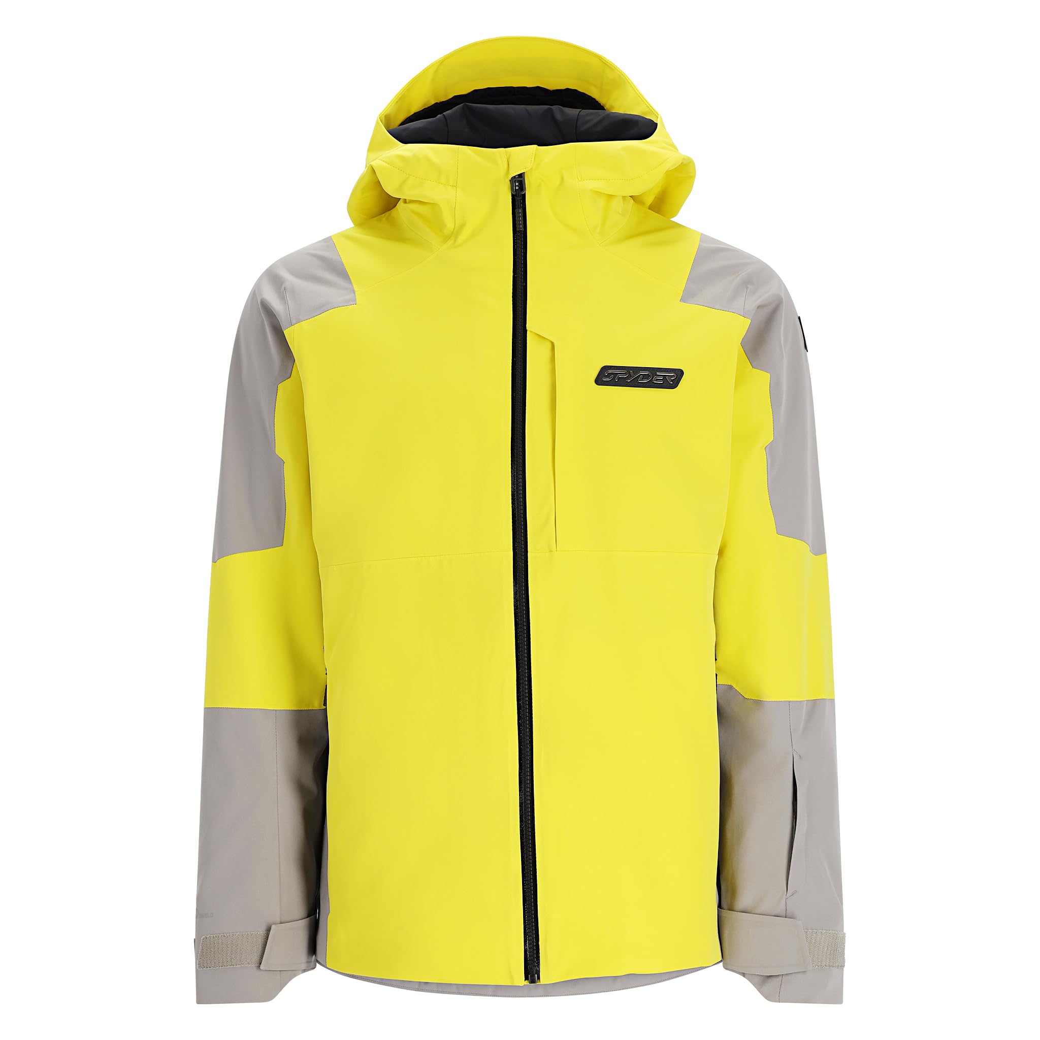 Spyder Taos Shell Ski Jacket (Men's), Acid Yellow, Small