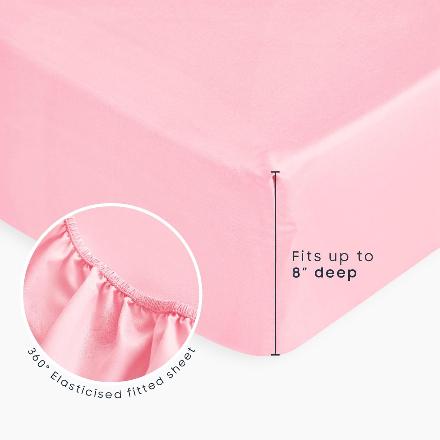 Wake In Cloud - Toddler Bedding Set for Girls, 3D Unicorns Rainbow Clouds, 4 Pieces Soft Crib Bed Set Including Comforter, Sheets and Pillowcase, Pink