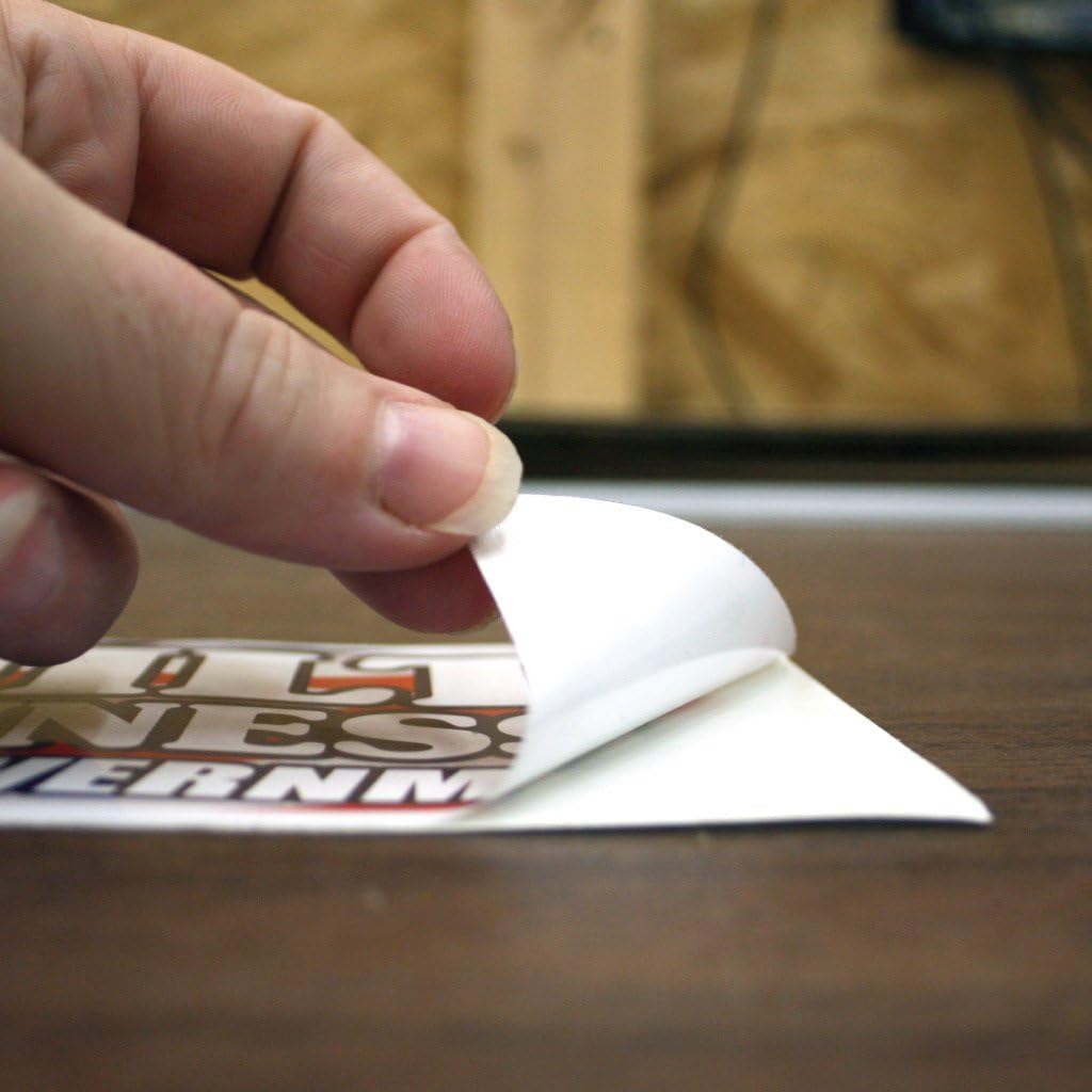 VictoryStore Stickers - Start Seeing Motorcycles Bumper Sticker, Set of 10, Size 3.75inches X 9 inches