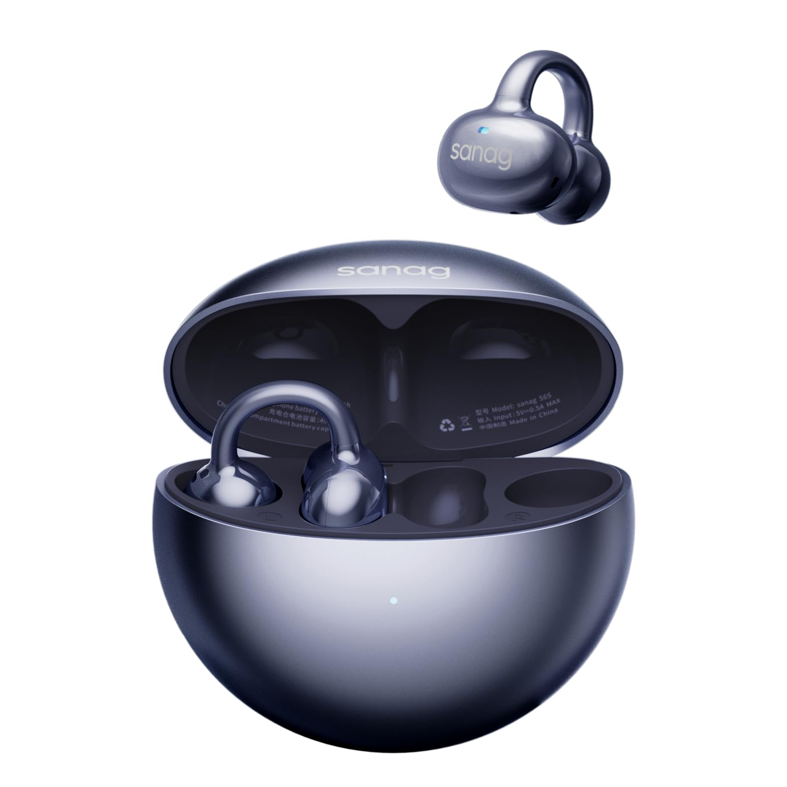 Sanag S6S Open Ear Free Clip-On Headphones, True Wireless