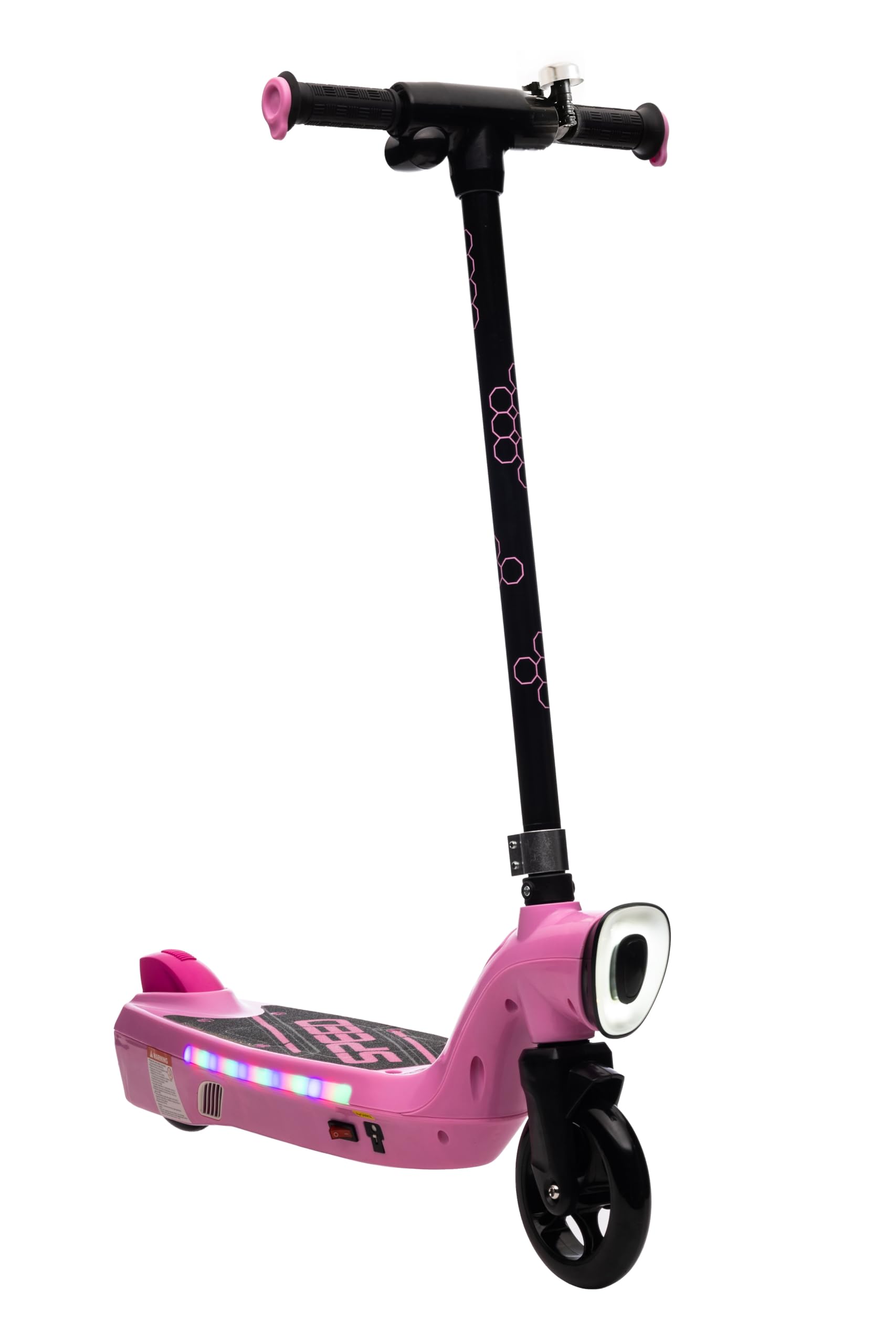 Monopattino per Bambini con Luci LED – Giocattolo a Batteria 12V, 2 Ruote, Uso Privato, Portata 50 kg