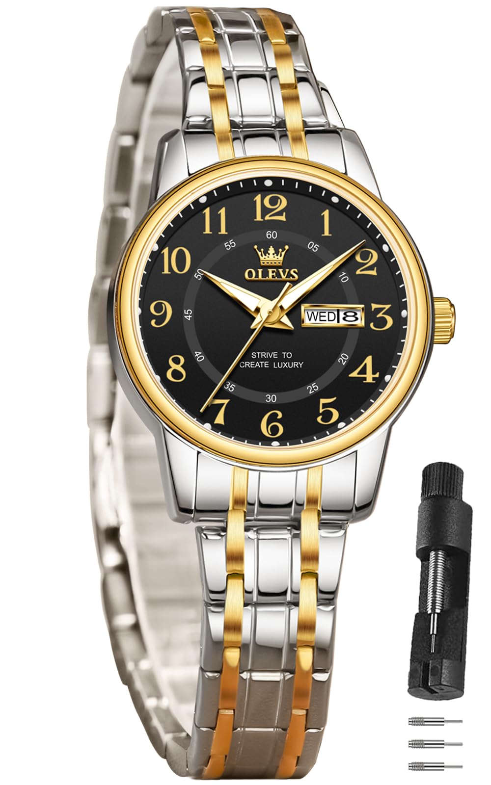 OLEVS Two-Tone Women's Watch
