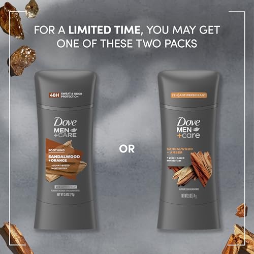 Dove Men+Care Antitranspirante Stick Sandalwood + Amber 4 unidades miniatura 3