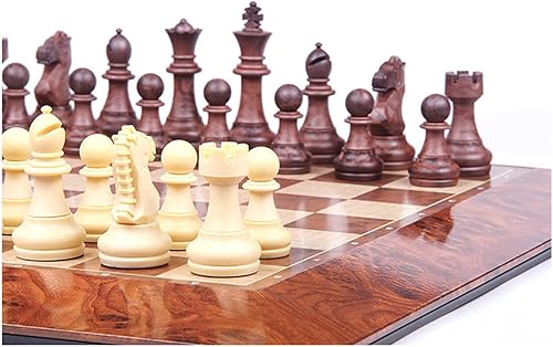 Miniatura 4 de Juego de ajedrez portátil de madera para backgammon