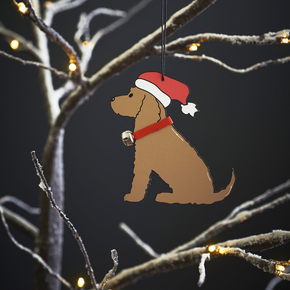Sweet William Designs Gold Cocker Spaniel (Golden) Christmas Tree Decoration
