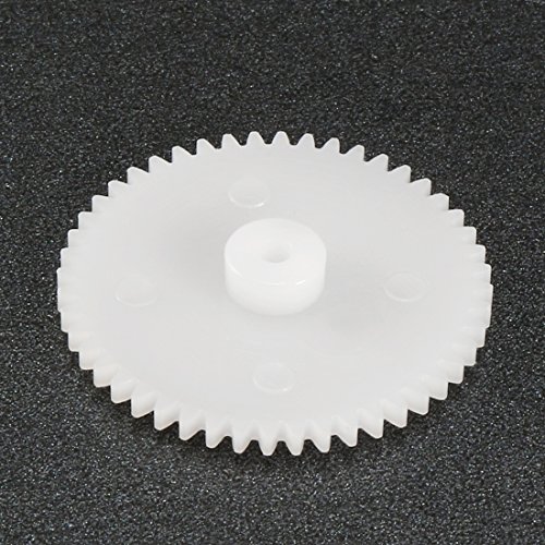 Image of uxcell 50pcs Plastic Gears 56 Teeth Model 562A Reduction Gear Plastic Worm Gears for RC Car Robot Motor