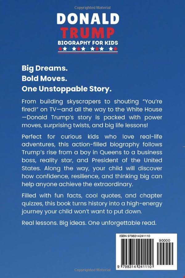Donald Trump Biography for Kids: An Inspirational Story of One of America's Most Famous Presidents - Image 2