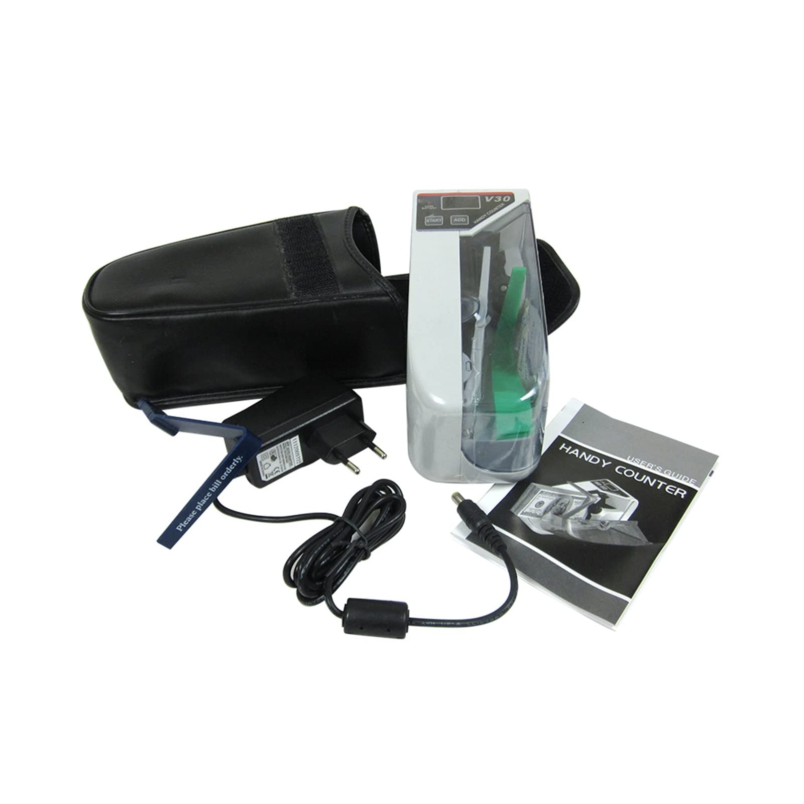 V30 Mini contanti in contanti contabile contabile con il contatore di denaro for batteria/plug for contanti for contanti e banconote con il conteggio delle valute