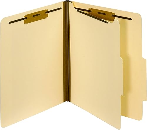 Miniatura 3 de Pendaflex Carpetas de archivo de clasificación Manila 2 divisores 2 sujetadores de 2 pulgadas 25 de corte de pestañas tamaño de carta Manila caja de