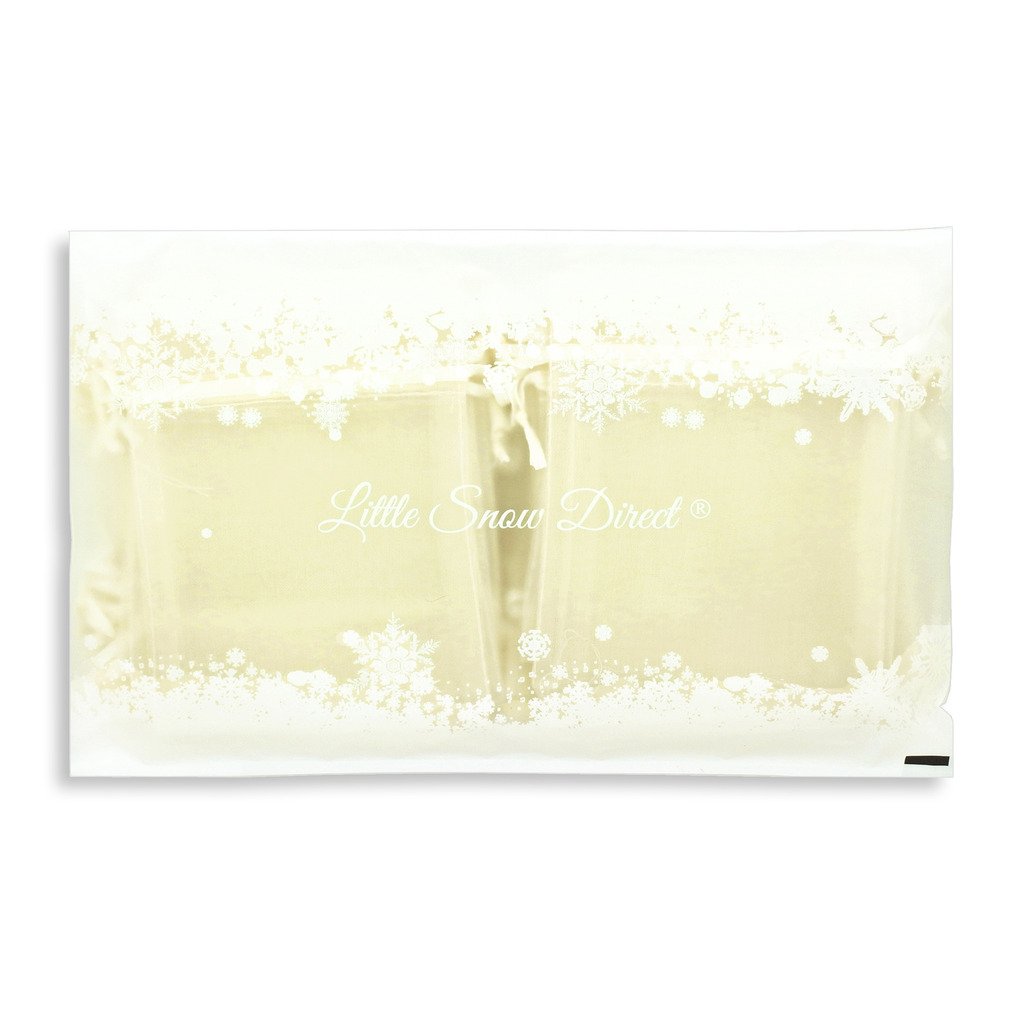 Little Snow Direct Cream 50Pcs 9 X 12Cm Organza Gift Bags Wedding Favour Bags Jewellery Pouch (, 50)