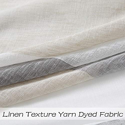 Central Park Painel de cortina de janela listrado cinza bronze transparente com blocos de cores, tra