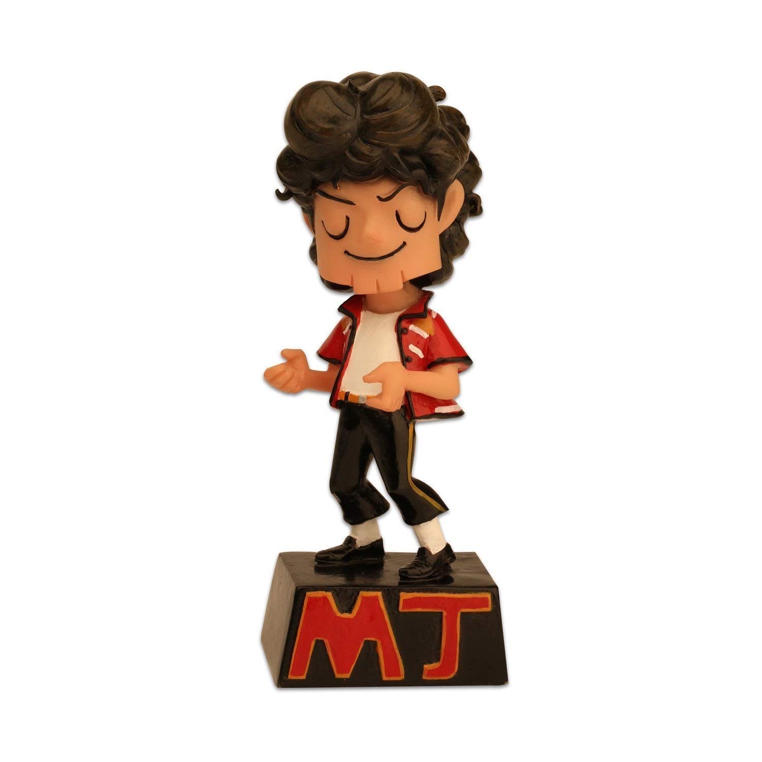 WZLDP Resin crafts creative cartoon car decoration doll character michael jackson home bedroom decoration