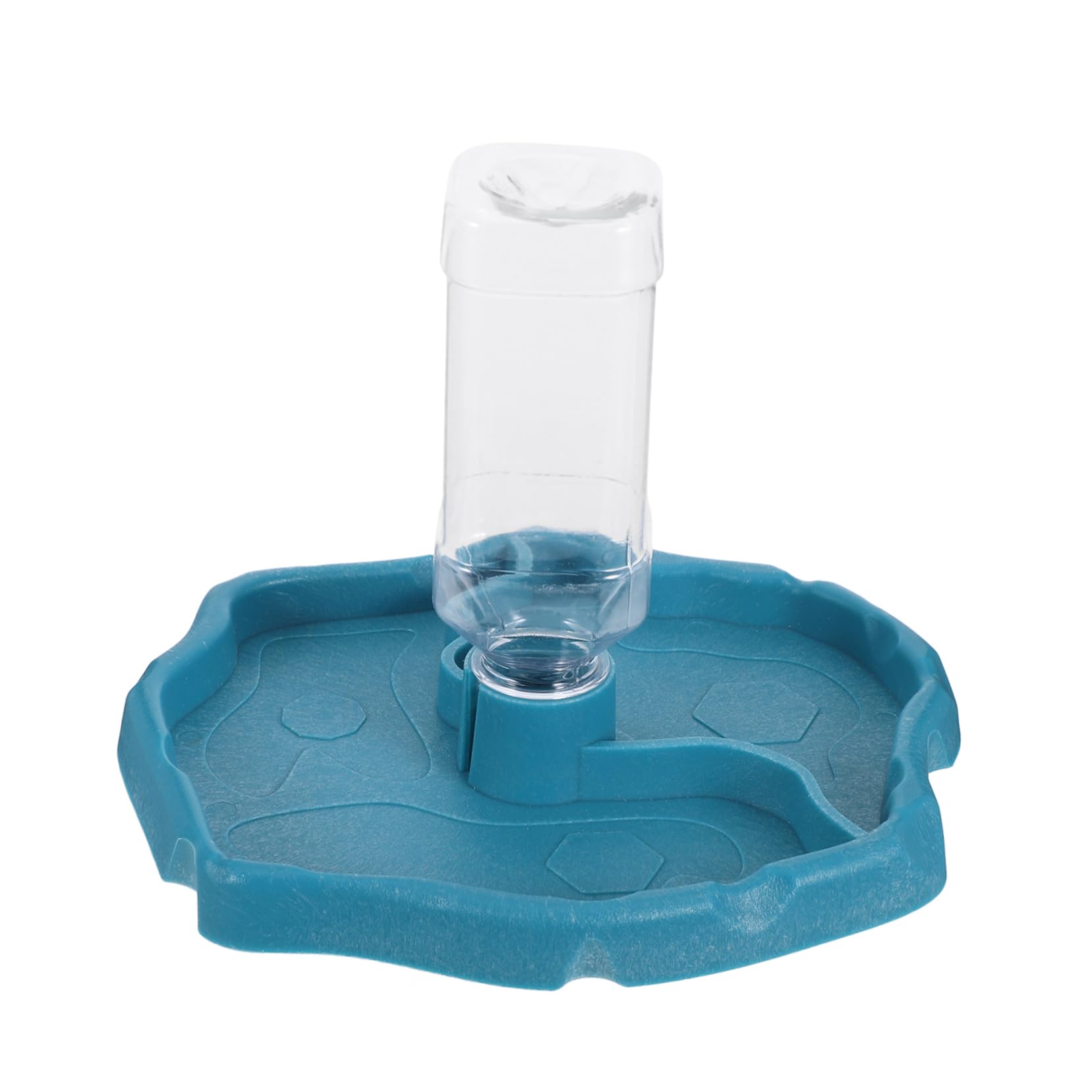 BESPORTBLE Small Reptile Water Dish Automatic Turtle Feeder Rabbit Food Water Bowl Set