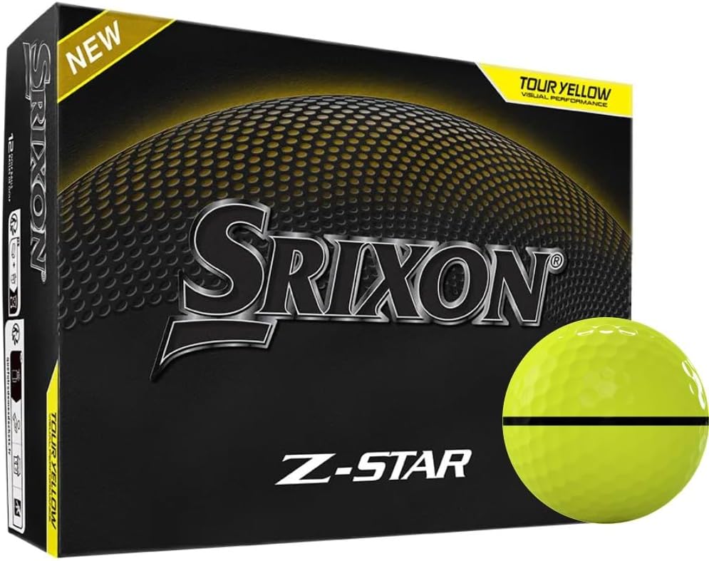 Srixon Z-Star 9 Yellow AlignXL Golf Balls - 2025 Model