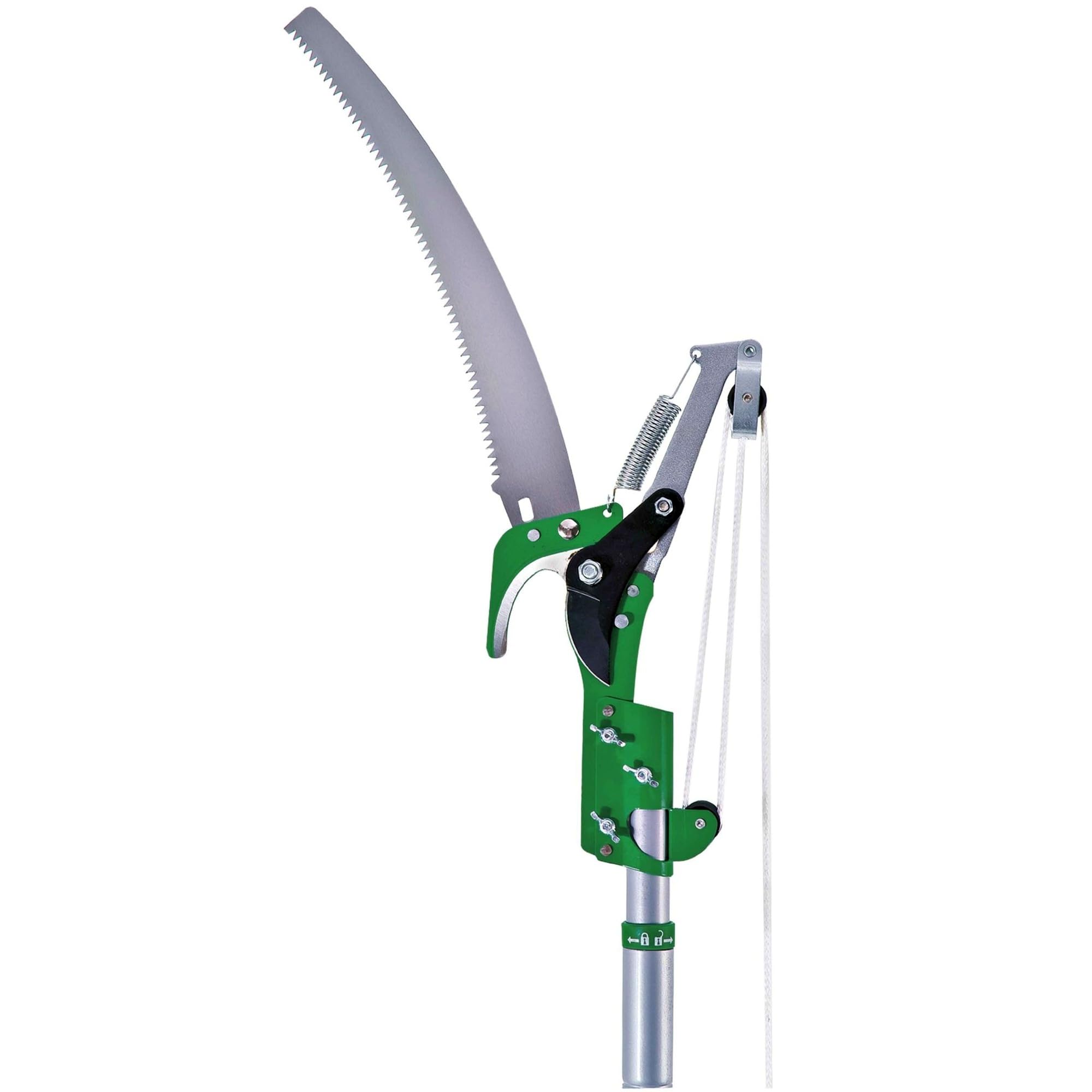 WERKA PRO - Élagueur Télescopique RIBILAND 815-Élagueur Hauteur Max 2,50 m-Capacité 30 mm-Modèle PROfessionnel, Vert/Acier