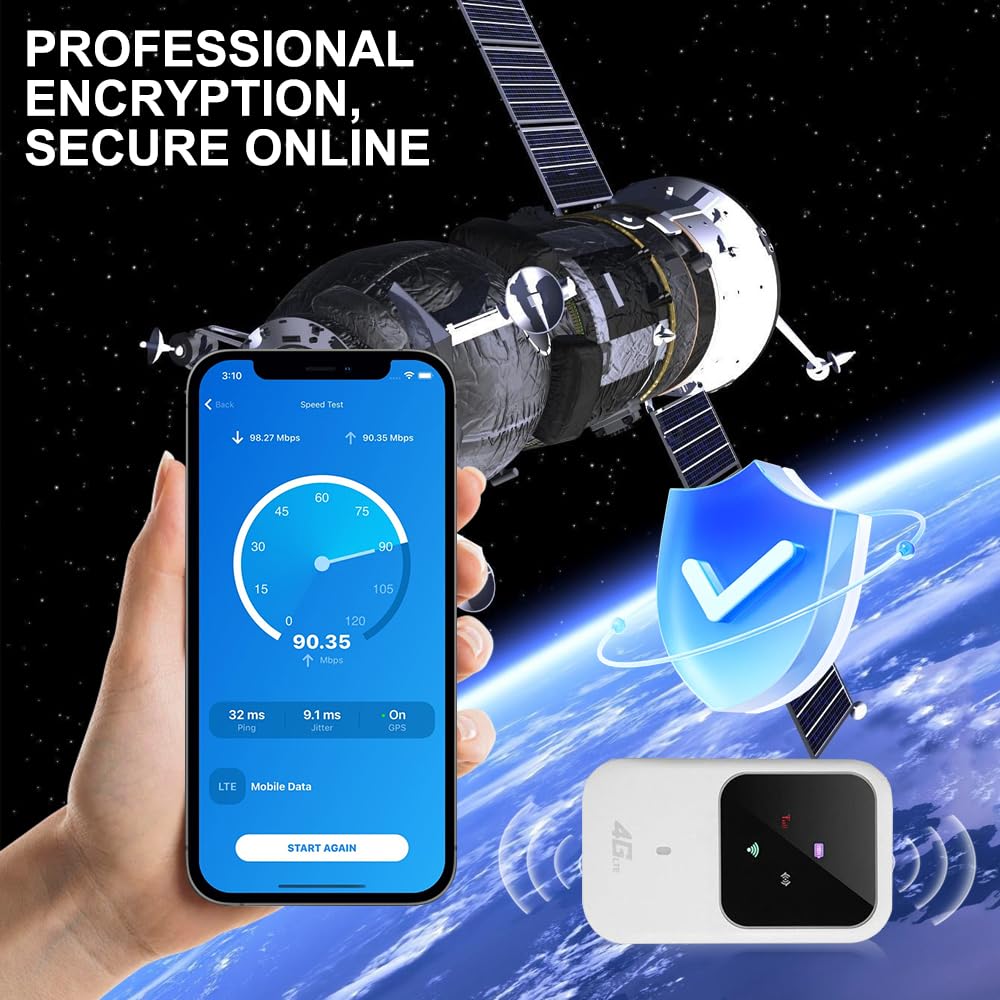 Ryoko Pro Portable Wifi, Portable Wifi Travel Router, Unlimited