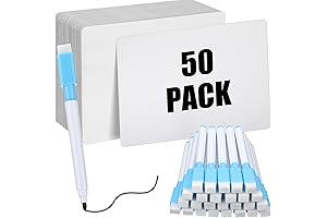 Fulmoon Dry Erase Lapboard Set with Markers: Classroom Essential for Interactive Learning