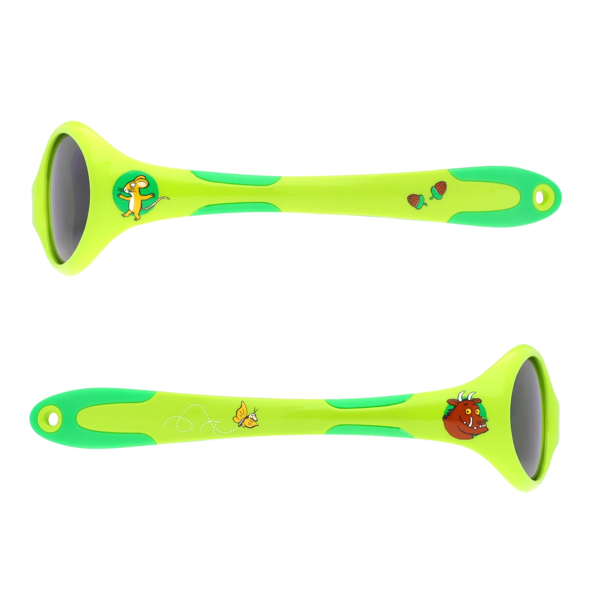 ActiveSol Grüffelo Premium okulary przeciwsłoneczne dla niemowląt | Szkła High-Tech: 100% ochrona przed promieniowaniem UV, polaryzowane, efekt lotosu | Niezniszczalne okulary ze specjalnej gumy | 22 g | Chłopcy i dziewczynki w wieku 0-2 lat