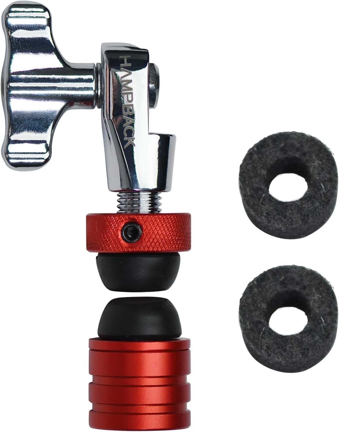 Magnetic Hi-Hat Clutch, Quick-Install Drum Hi-Hat Clutch with Chrome Finish, Durable & Stable Magnetic Lock System, Easy to Install, Fits Most Standard Hi-Hat Stands - Image 1 of 3