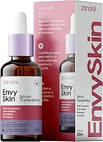 Sérum Clareador Zencial – Ácido Tranexâmico + Niacinamida, Tratamento Anti‑Melasma, Marcas de Acne e Hiperpigmentação – Fórmula Potente para Pele Oleosa/Acneica