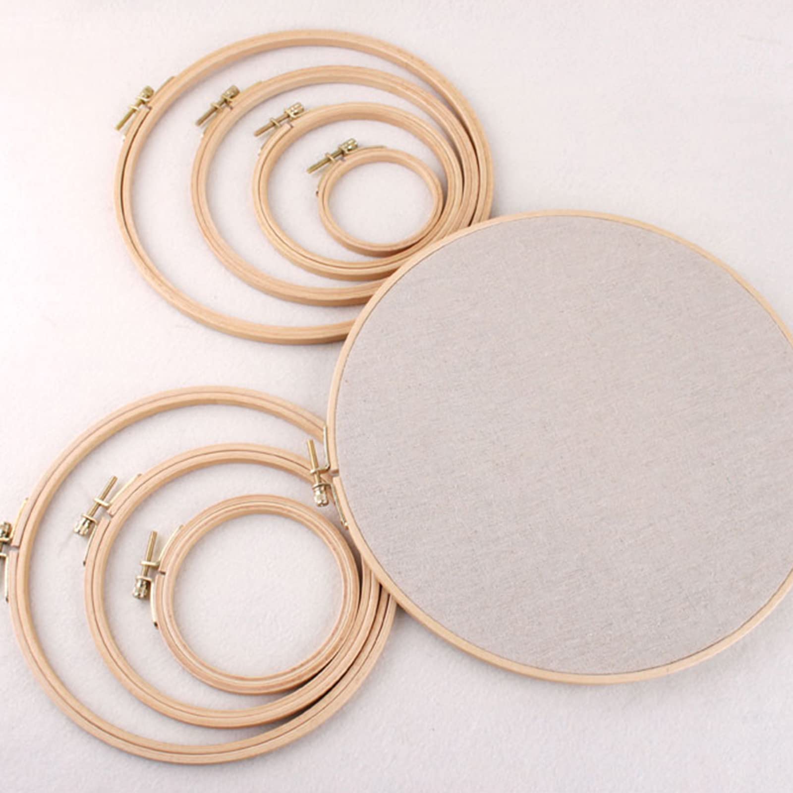 MRKU Soporte para Bastidor de Bordado DIY, Kit de Costura para Punto de Cruz, ecológico y sin Fallos, Ideal para Manualidades, Costura práctica y decoración de Coronas.