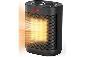 Small Space Heater for the Bedroom: Powerful 1000W PTC Electric Heater