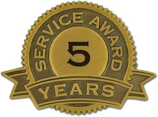 PinMart 5 Years of Service Award Lapel Pin - coolthings.us