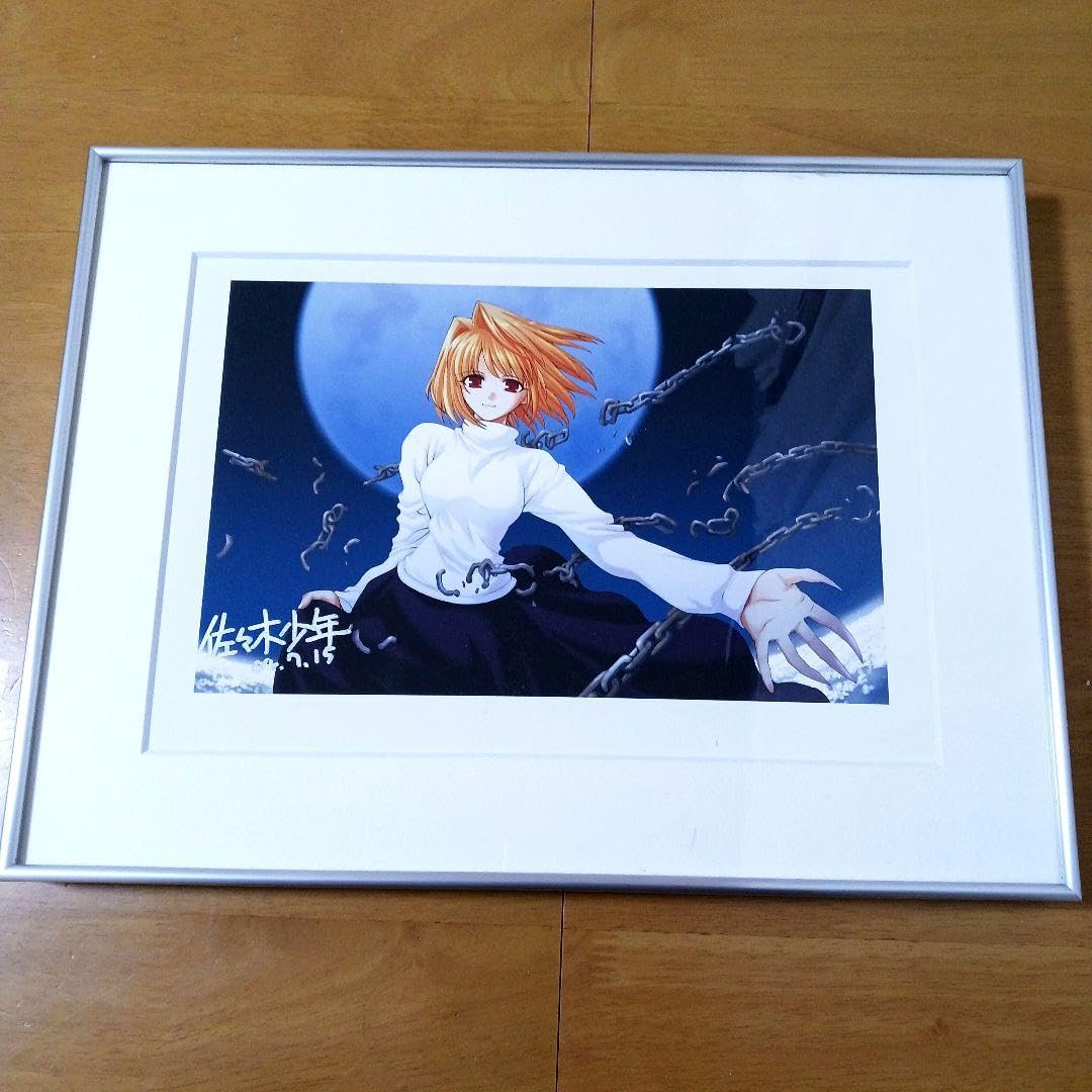 月姫　fate 複製原画　版画　サイン Amazon.co.jp: 月姫 真月譚 複製原画 佐々木少年 直筆サイン入 版画