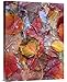 Global Gallery Budget GCS-452091-1824-142 Tim Fitzharris Fallen Autumn Colored Aspen Leaves Frozen On The Ground Gallery Wrap Giclee on Canvas Print Wall Art
