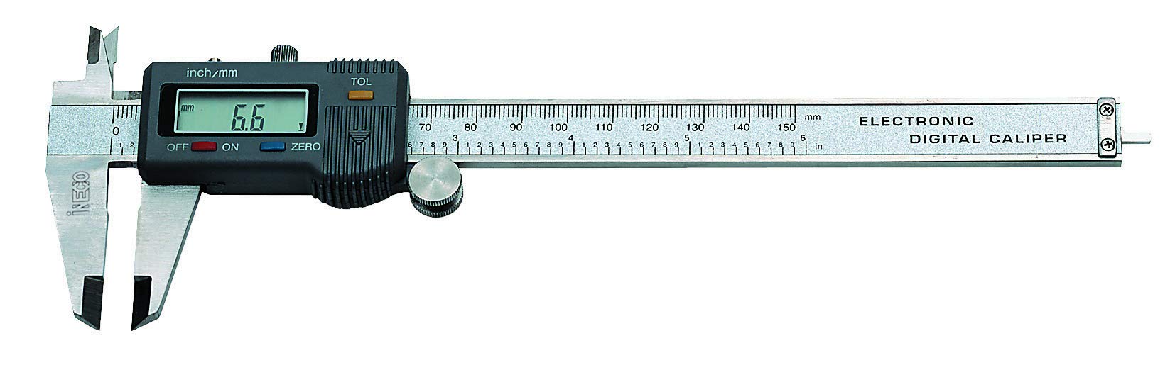 krino 920311010115e Calibre Digital de acero inoxidable, Gris