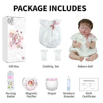 Amazon.com: Lifelike Reborn Baby Dolls Quinbee - 20-Inch