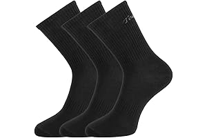 Men's Anti Athletes Foot Odor Resist Anti-Sweat Thin Cotton Crew Sports Socks