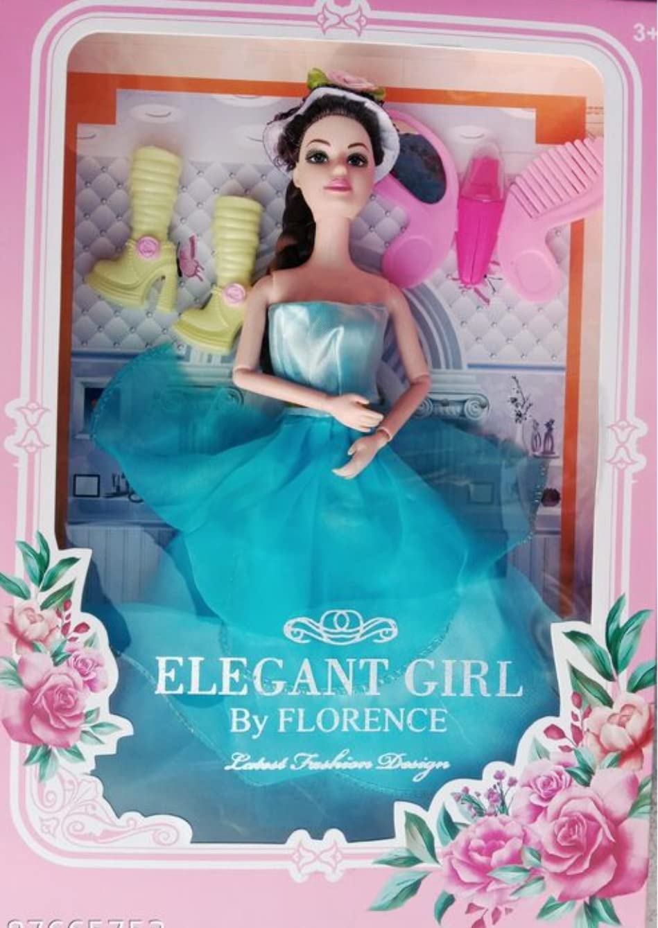 Unique Gift Shop Modern Fashion Doll Set with Accessories Playset Dolls